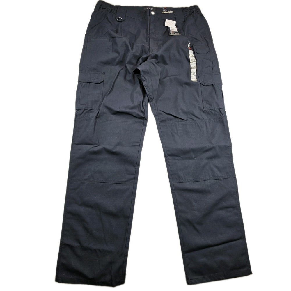 5.11 Tactical TacLite Pro Pants Mens 42x36 Dark Navy Ripstop Cargo Work EMS NWT